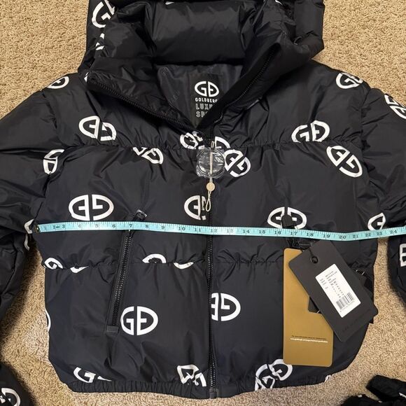 Goldbergh Snowflake Porter Jacket Black US 10 NWT waterproof ski jacket puffer - Picture 6 of 7